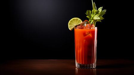 Classic bloody mary cocktail. Alcohol drink.の素材