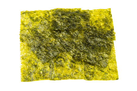 Tasty nori seaweed as a background. Top view.の写真素材