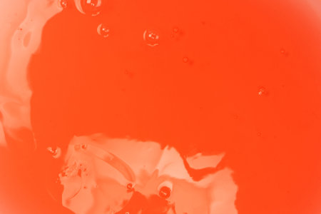 Red slime isolated background. Top view.