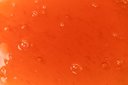 Red slime isolated background. Top view.の写真素材