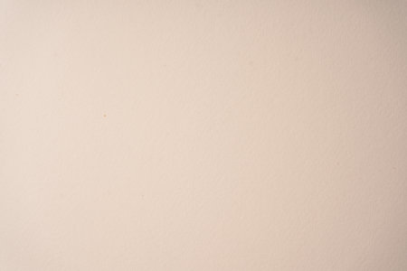 Open notebook with blank pages isolated on a white background. Top view.