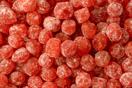 Dried kumquat isolated on a white background. Top view.の写真素材