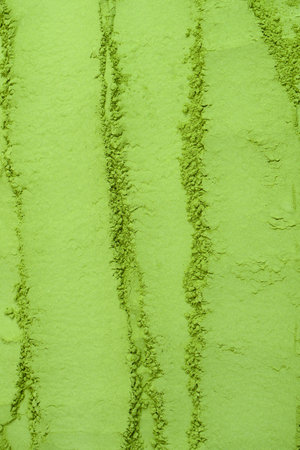 Matcha tea, matcha powder as a background.の写真素材