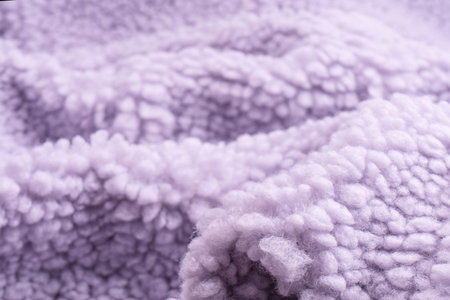 Purple fur texture as a background. Top view.