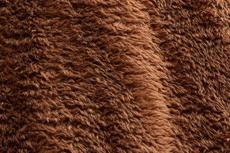 Texture of a brown faux fur as a background.