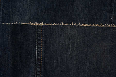 Blue denim fabric as a background