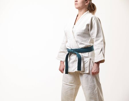 woman in a kimonoの写真素材