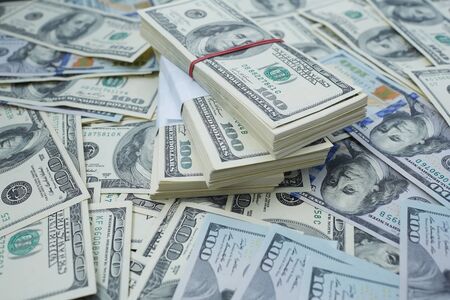 banknotes of dollars