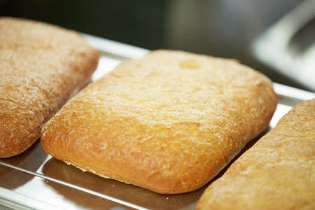 Fresh white bread