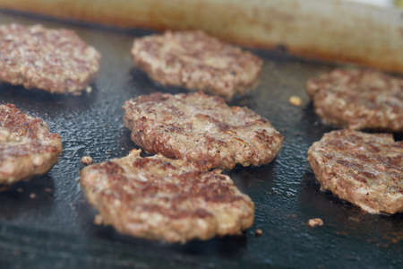 cooking cutlet BBQの写真素材