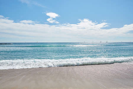 beach in Barcelonaの写真素材