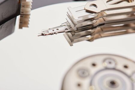 hard disk closeup