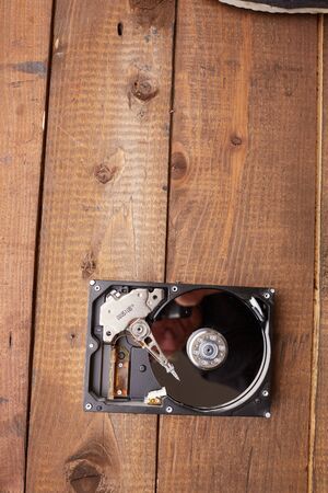 hard disk closeupの写真素材