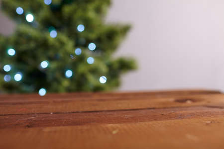 Christmas tree to garlandの写真素材