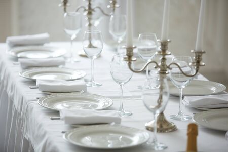 decorated table