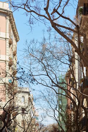 streets of Barcelonaの写真素材