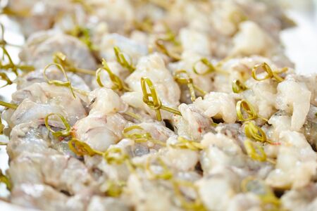 snacks on a buffetの写真素材