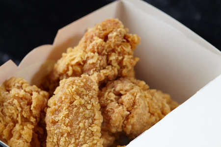 chicken legs deep friedの写真素材