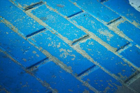 colored tiles pavementの写真素材