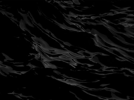 Abstract black water background. 3d rendering, 3d illustration.の写真素材