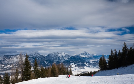 Ski resort  Schladming . Austriaの写真素材