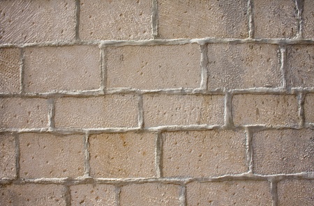 Masonry of the walls of stoneの写真素材