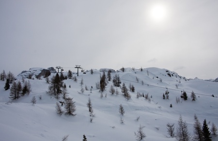Ski resort Madonna di Campiglio. Italy