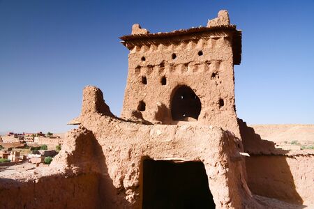 The Kasbah Ait ben haddou in Moroccoの写真素材