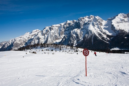 Ski resort Madonna di Campiglio. Italy の写真素材