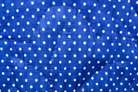 Quilting square in shades of blue colorsの写真素材