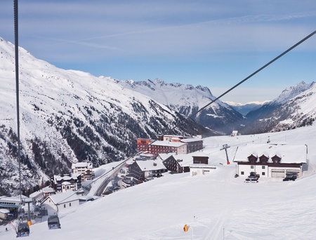 Ski resort  Hohrgurgl. Austriaの写真素材