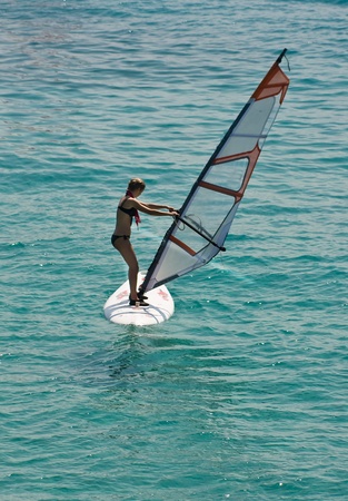 Windsurfingの写真素材