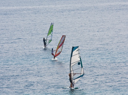 Windsurfingの写真素材