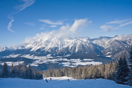 Ski resort  Schladming . Austriaの写真素材