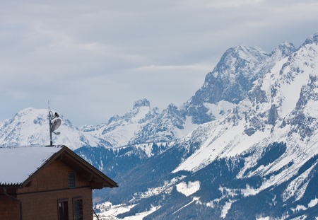 Ski resort Schladming . Austriaのeditorial素材