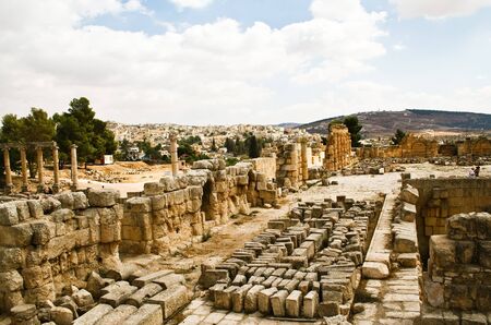 Ancient Jerash ruins, Jordanのeditorial素材