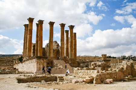 Ancient Jerash ruins, Jordanのeditorial素材