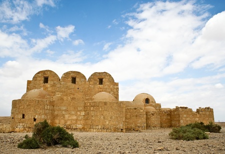 Qasr Amra desert castle  Jordanのeditorial素材