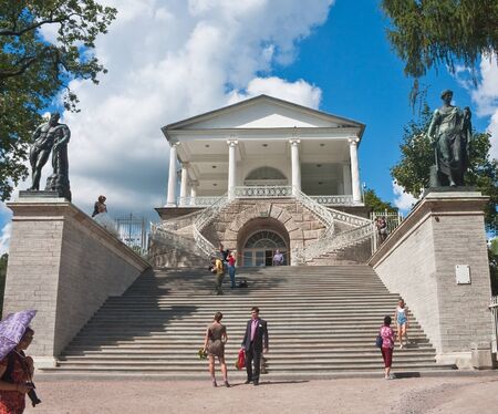 Russia  St -Petersburg  Tsarskoe Selo  Pushkin   The Cameron Gallery in Catherine
