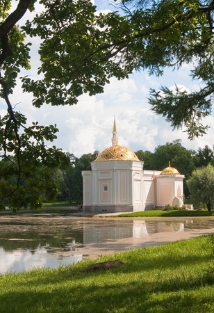 Pavilion Turkish bath. Tsarskoye Selo (Pushkin), St. Petersburg, Russia.のeditorial素材
