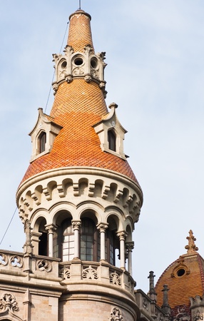 Tower in Paseo de Gracia, Barcelona,  Spainのeditorial素材