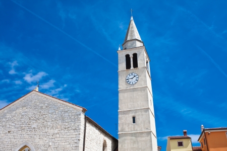 Cosmas and Damian Church. City Fazana. Croatiaの写真素材