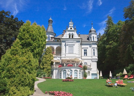 Hotel. Resort Portschach am Worthersee. Austriaのeditorial素材