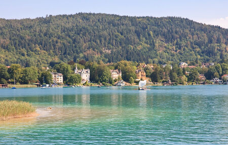 Lake Worth (Worthersee). Austria