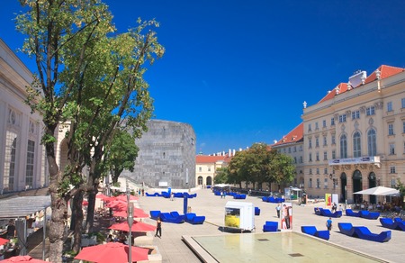 Museum Quarter. Vienna, Austria のeditorial素材