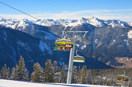 Chairlift. Ski resort Schladming . Austria