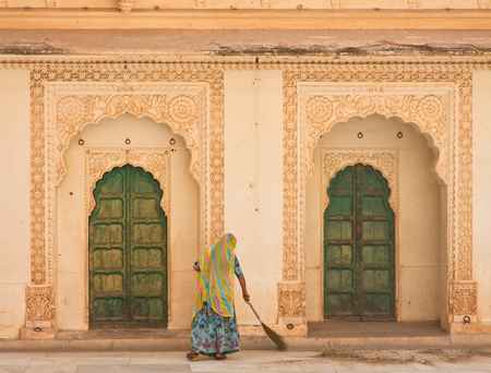 India, Jodhpur fort Merangarhのeditorial素材