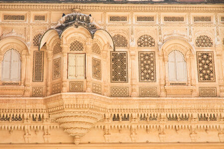 India, Jodhpur fort Merangarhのeditorial素材