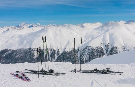 Ski resort Livigno. Italy