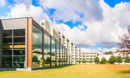 The complex of buildings of the Spa Resort Medical Egle sanatorium  Druskininkai. Lithuaniaのeditorial素材